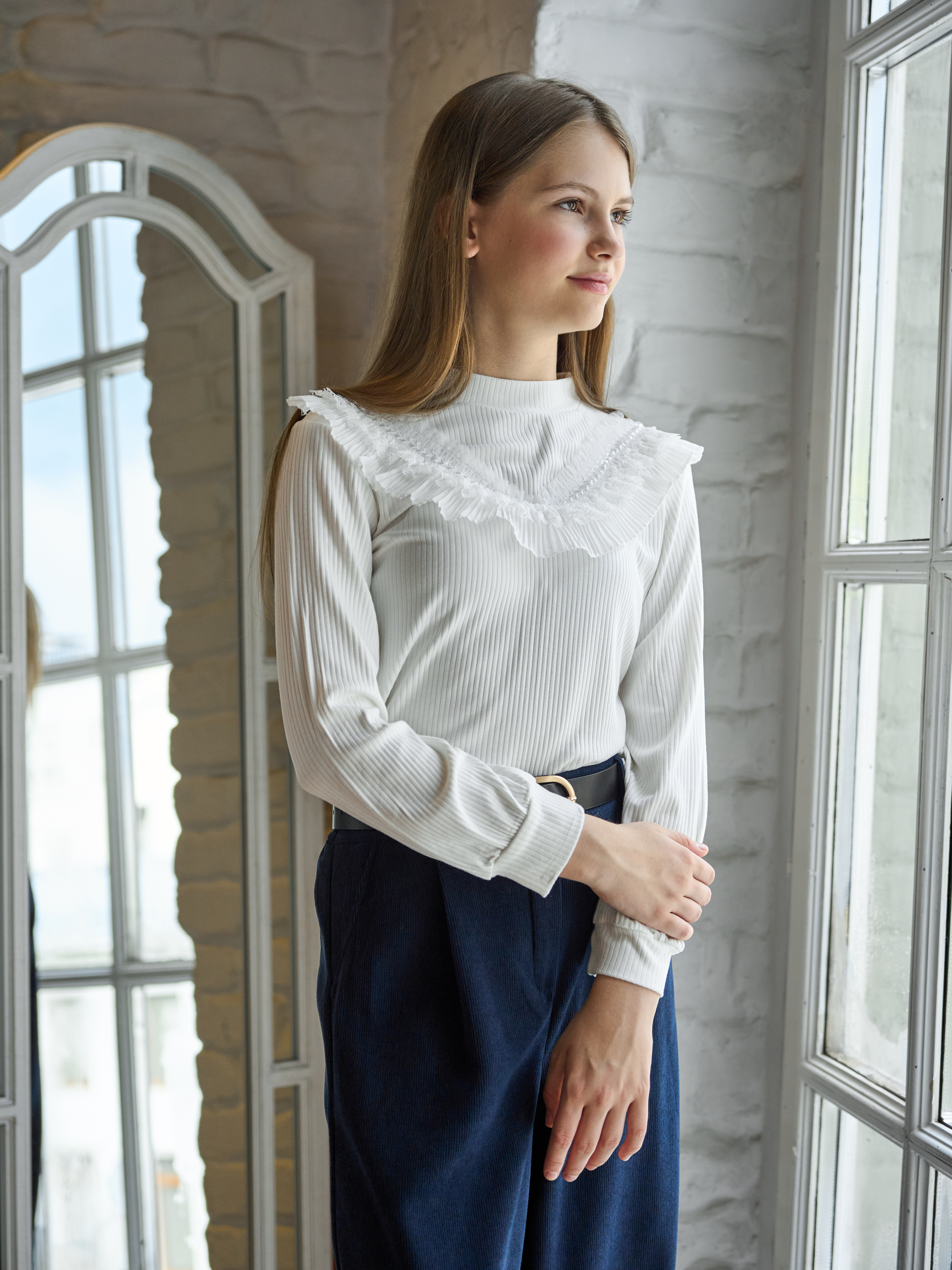Блузка СИНЯЯ МОДА W283B-G39 - фото 8