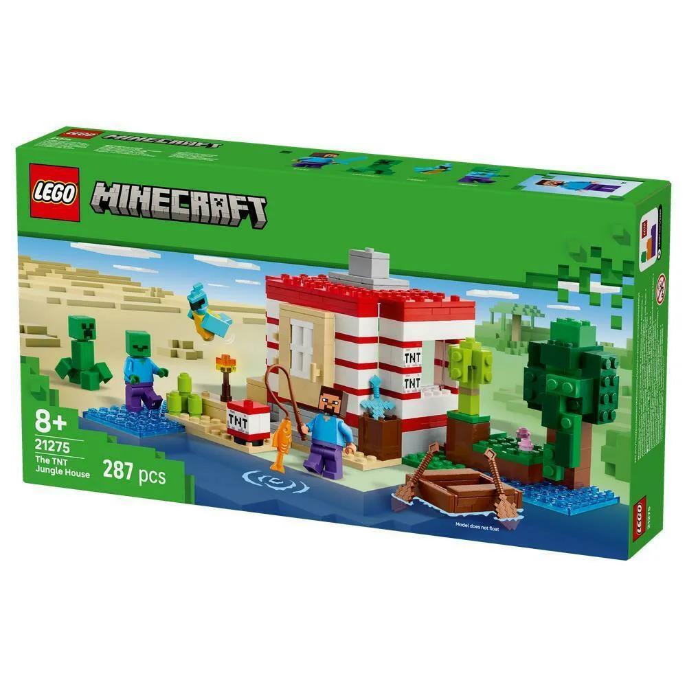 Конструктор LEGO Minecraft Динамитный дом 21275 287 дет. - фото 11