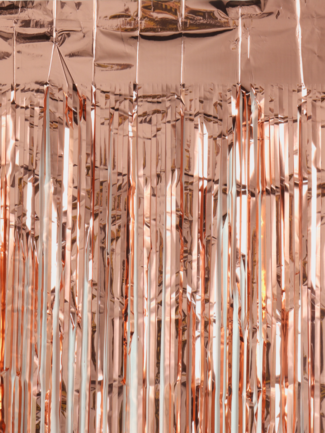 Дождик для фотозоны ZHIYU MENG розовое золото 2х1м 4 штуки - фото 2