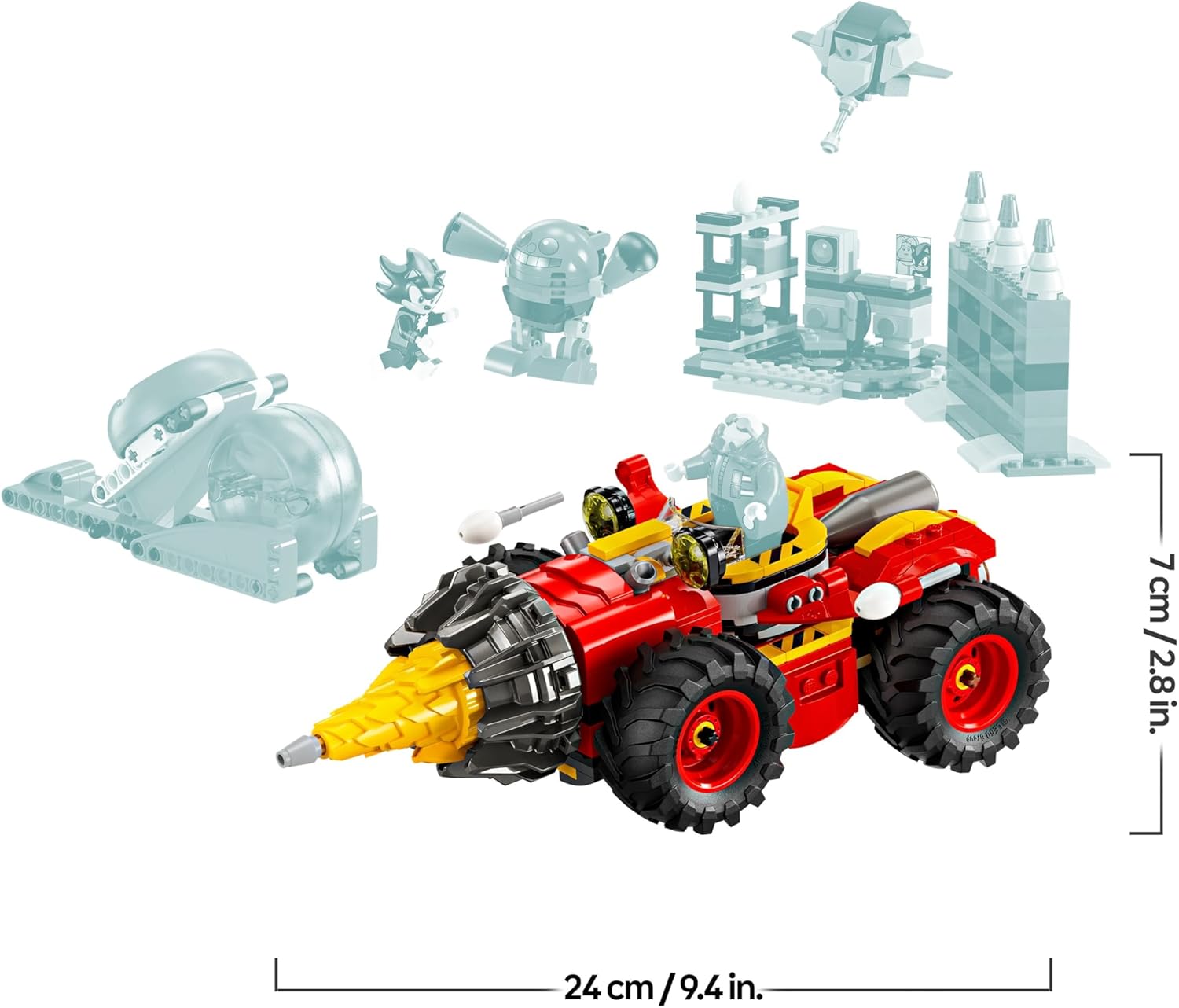 Конструктор LEGO Sonic the Hedgehog Соник и Эгг Дрилстер 590 дет. - фото 8