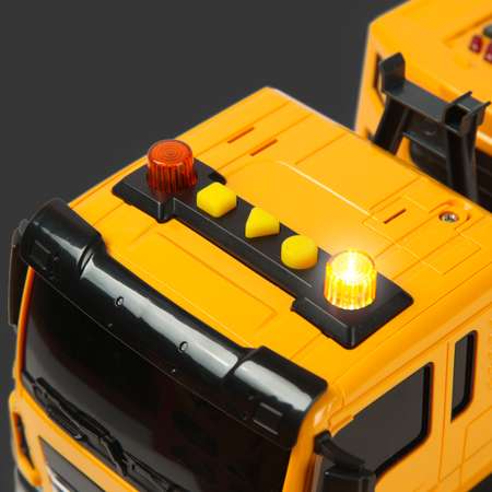 Машинка Mobicaro 1:10 Грузовик с эскаватором Желтый 666-62T