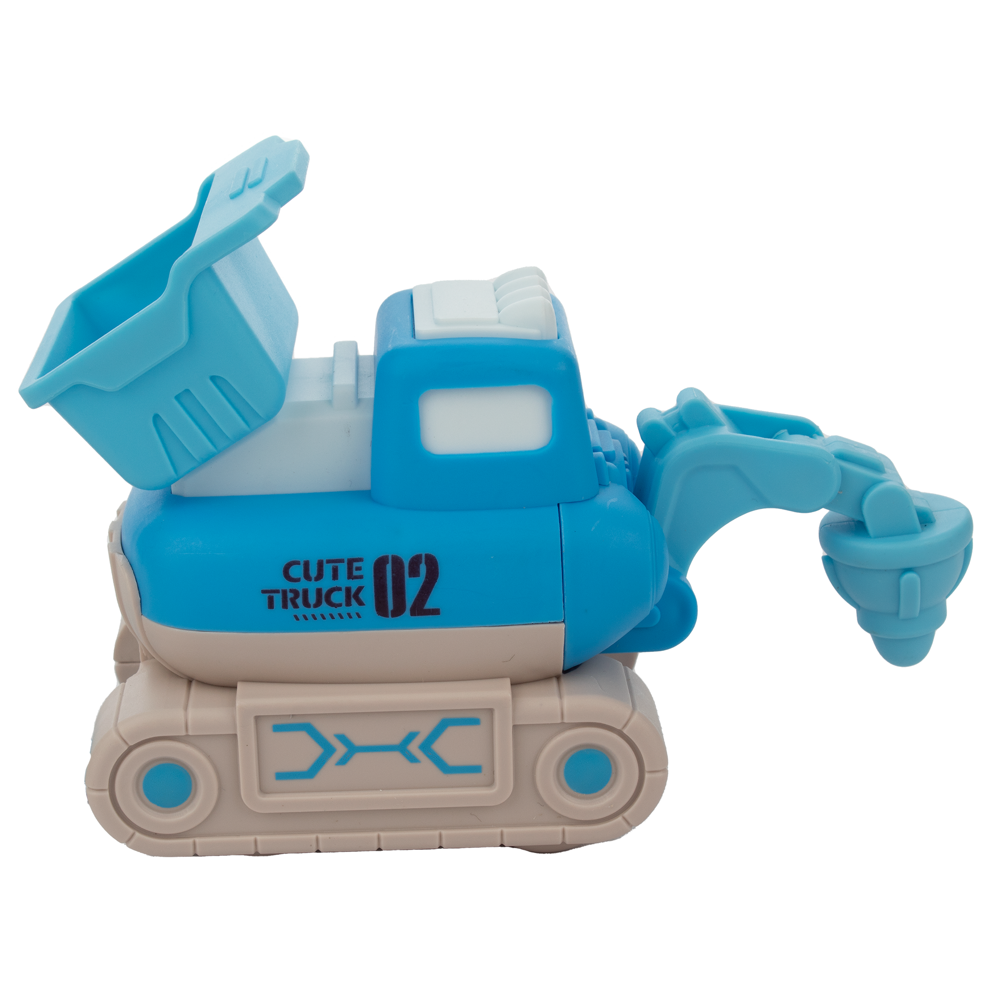 Бульдозер KiddieDrive Стройкар синий 88001_4 - фото 4