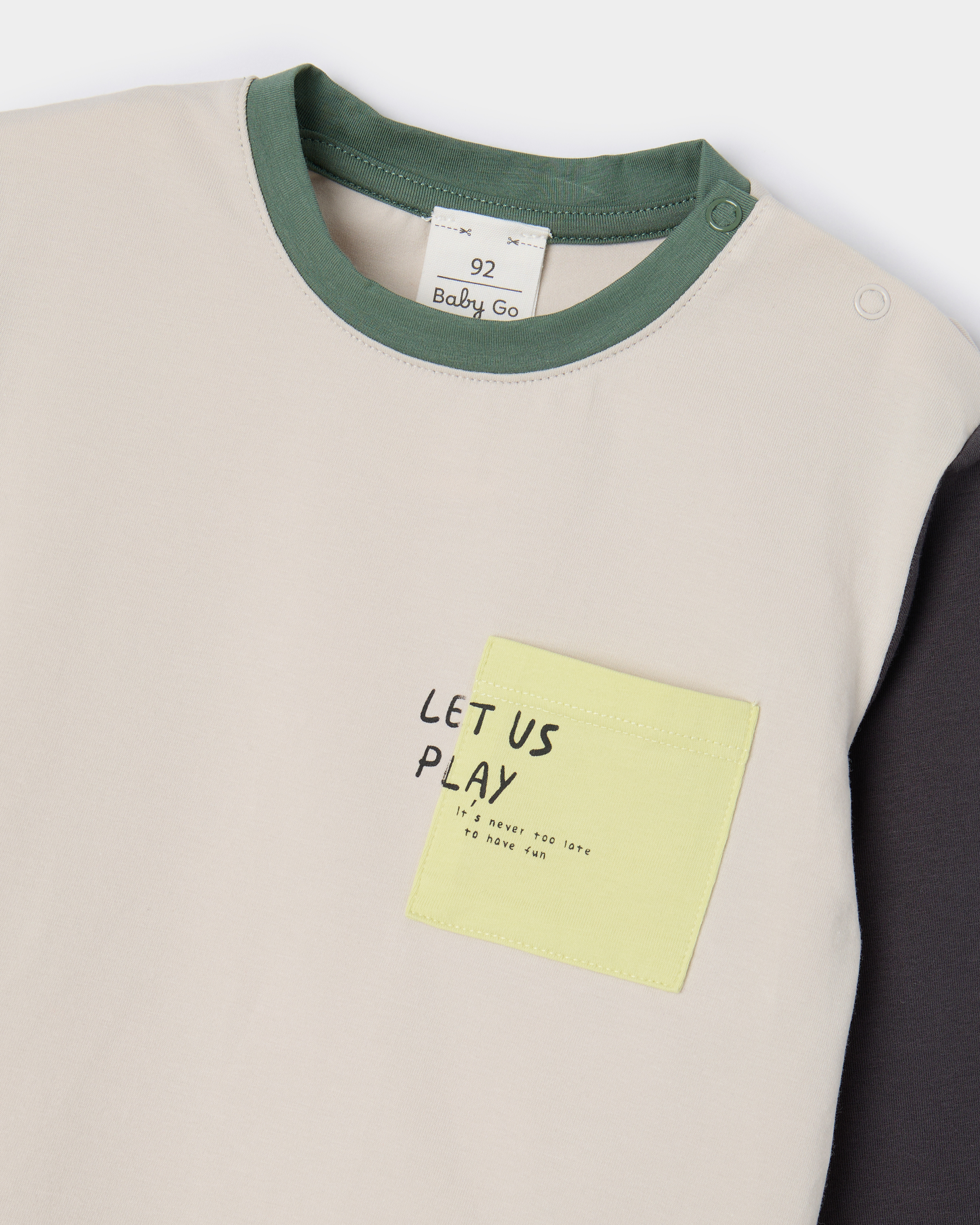 Лонгслив BabyGo S26BG4-BAT-15ib-LG - фото 3