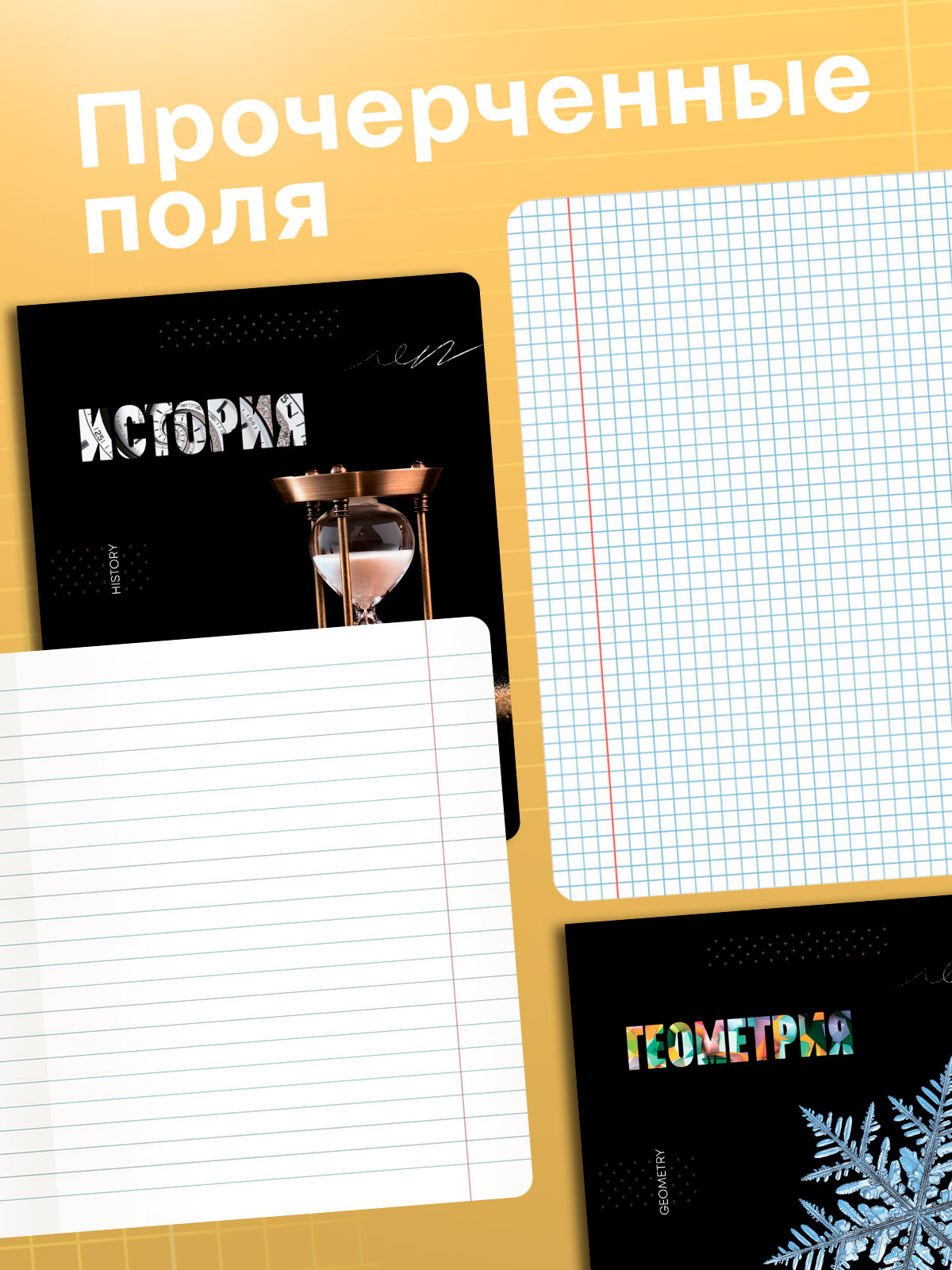 Тетрадь AXLER 48 лист. 12 шт. (Алгебра, Английский язык, Биология, Физика, Геометрия, География, Химия, История, Литература, Русский язык) - фото 4