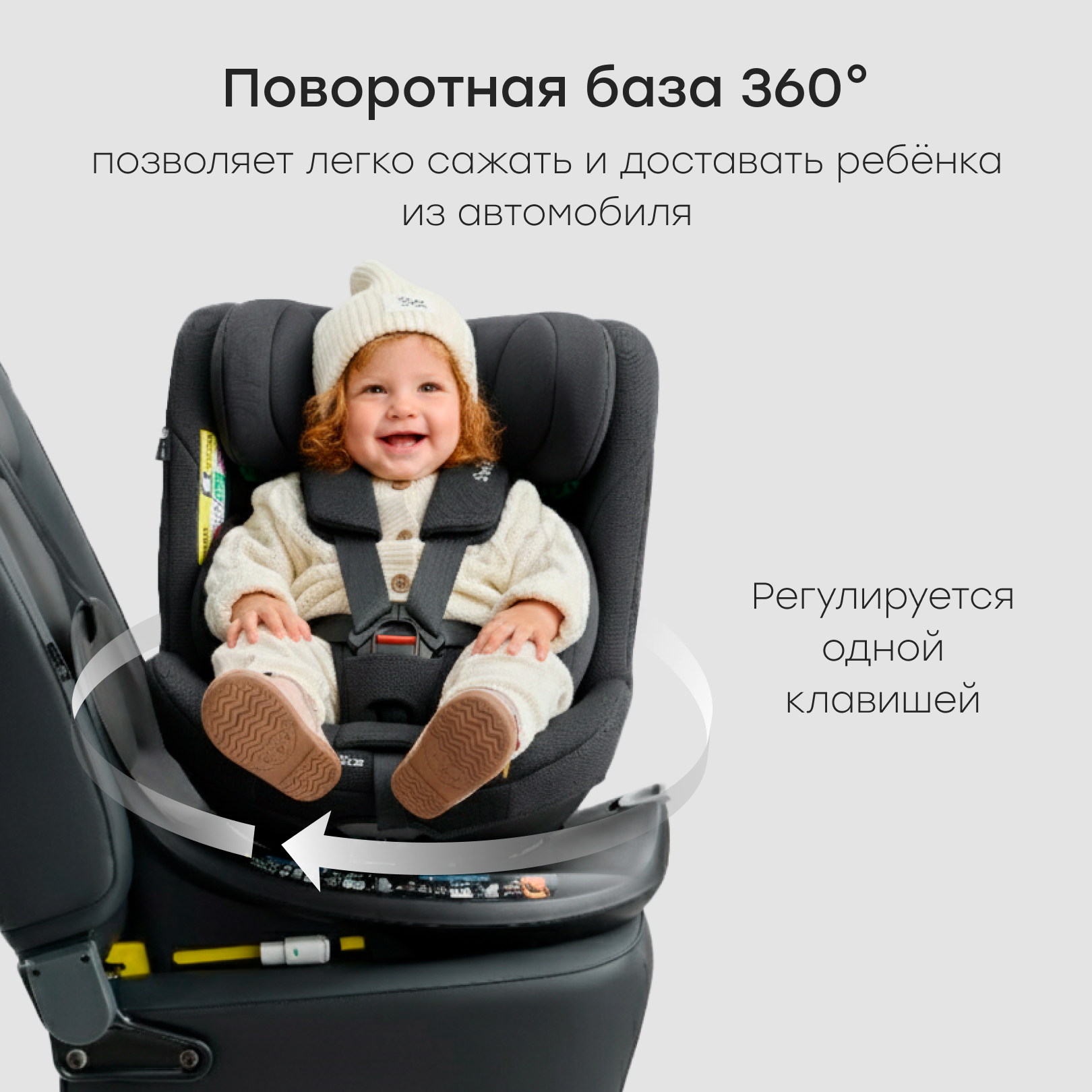 Автокресло Happy Baby SHELTIX Isofix 0+/1/2/3 (0-36 кг) зеленый - фото 6