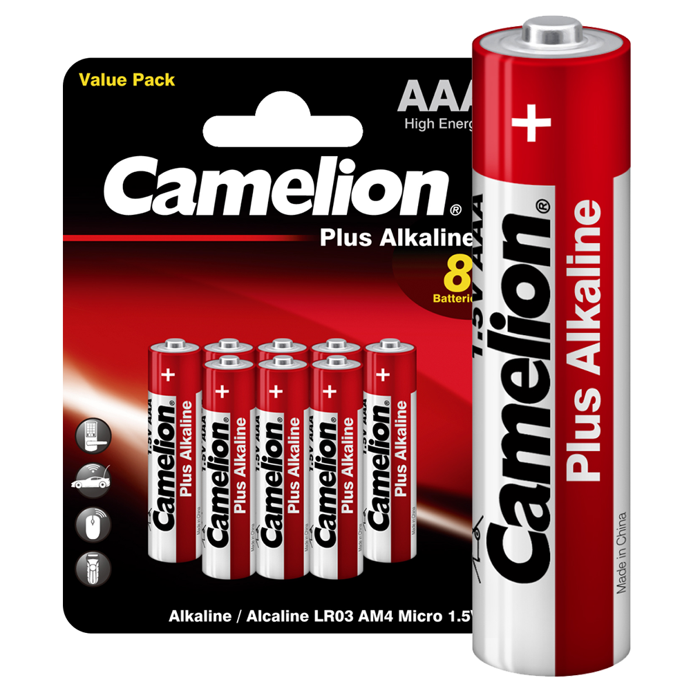 Батарейка алкалиновая Camelion Alkaline LR03 5+3 - фото 2
