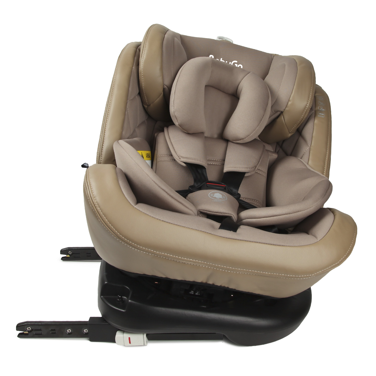Автокресло BabyGo Multi-Stage New Isofix 0+/1/2/3 (0-36 кг) бежевый - фото 18