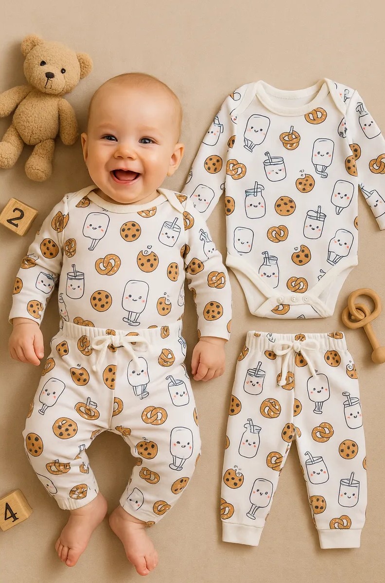 Комплект Mark Formelle (Марк Формэль) 89404/печеньки/молочко на молочном - фото 1