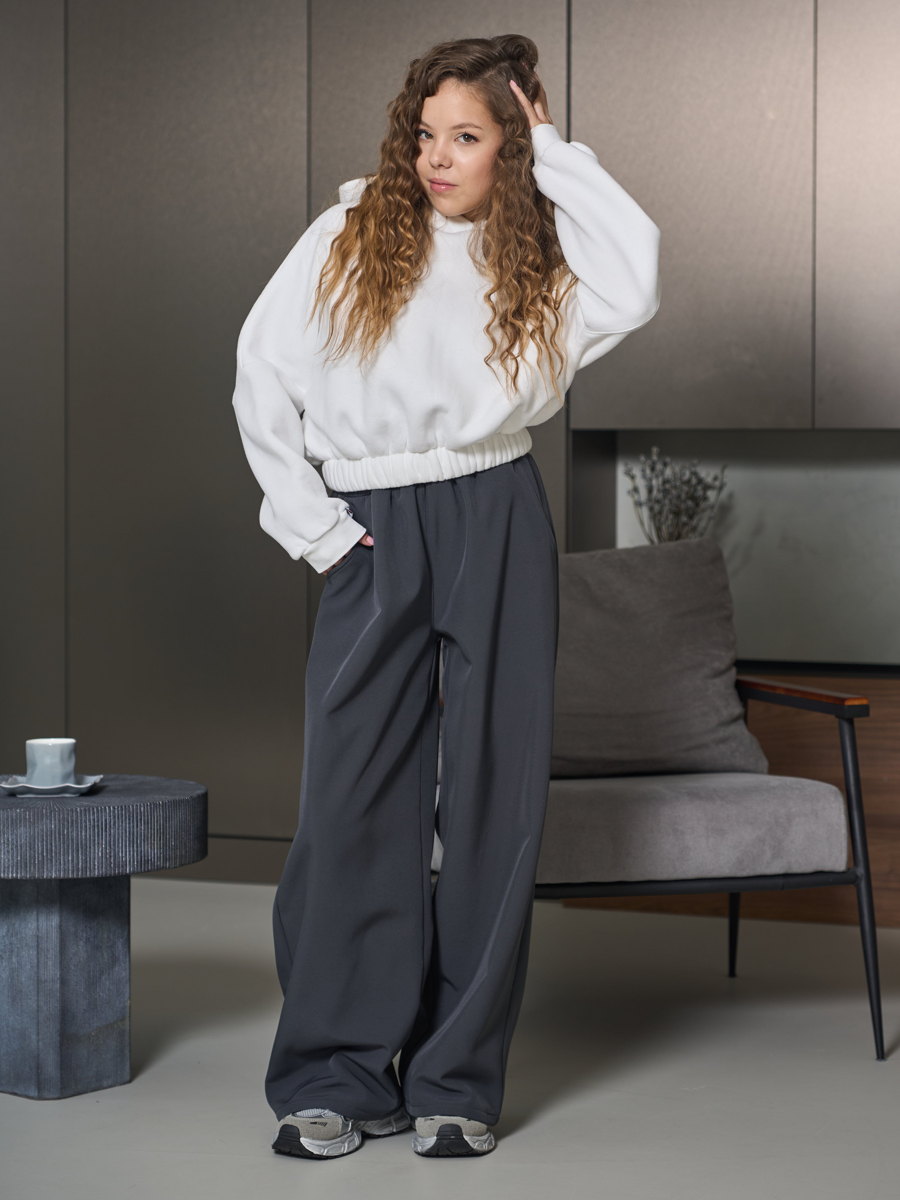 Брюки-палаццо СИНЯЯ МОДА WF1011-H39 - фото 9