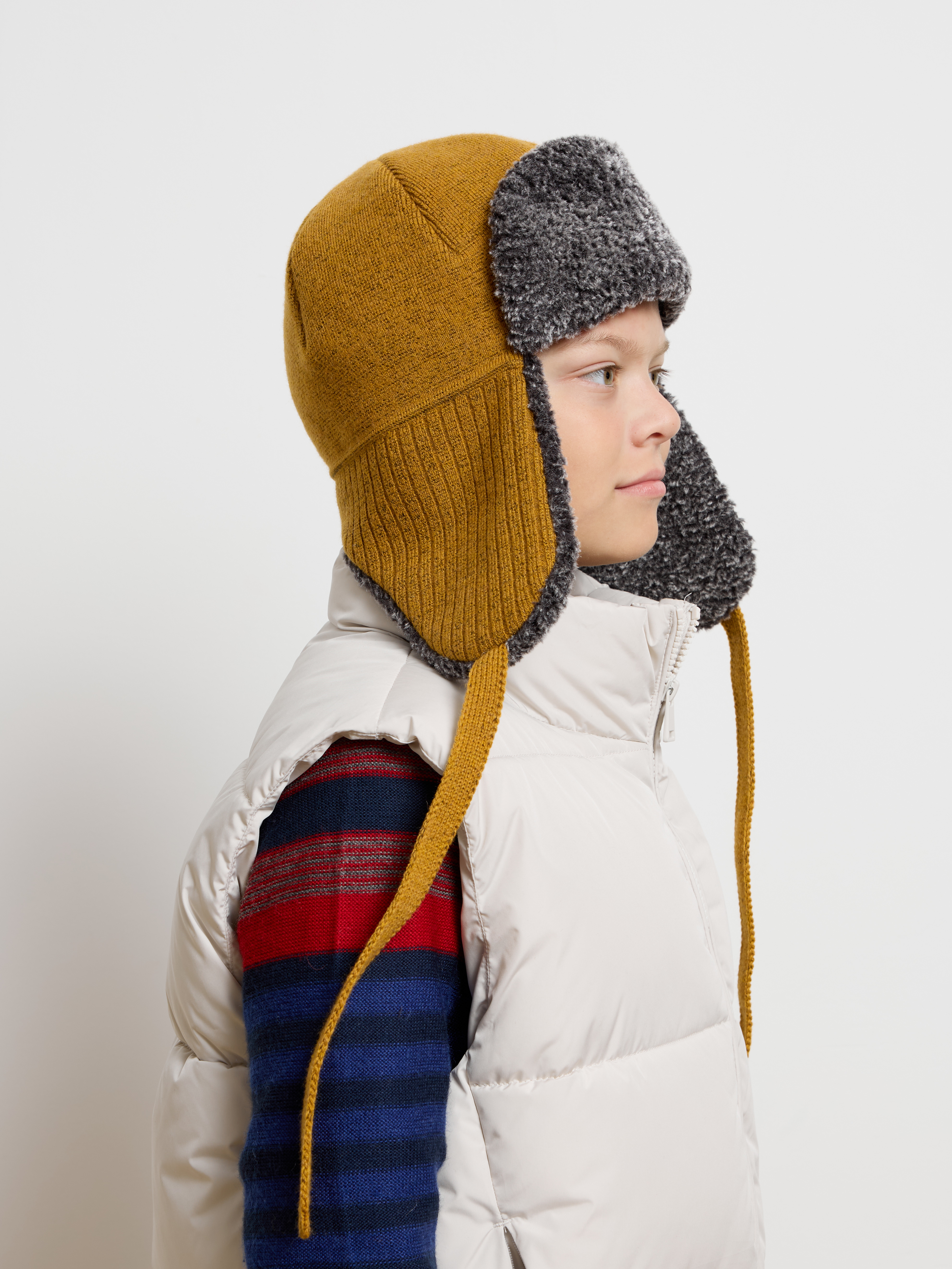 Шапка-ушанка Starkoff Kids Д500918 - фото 4