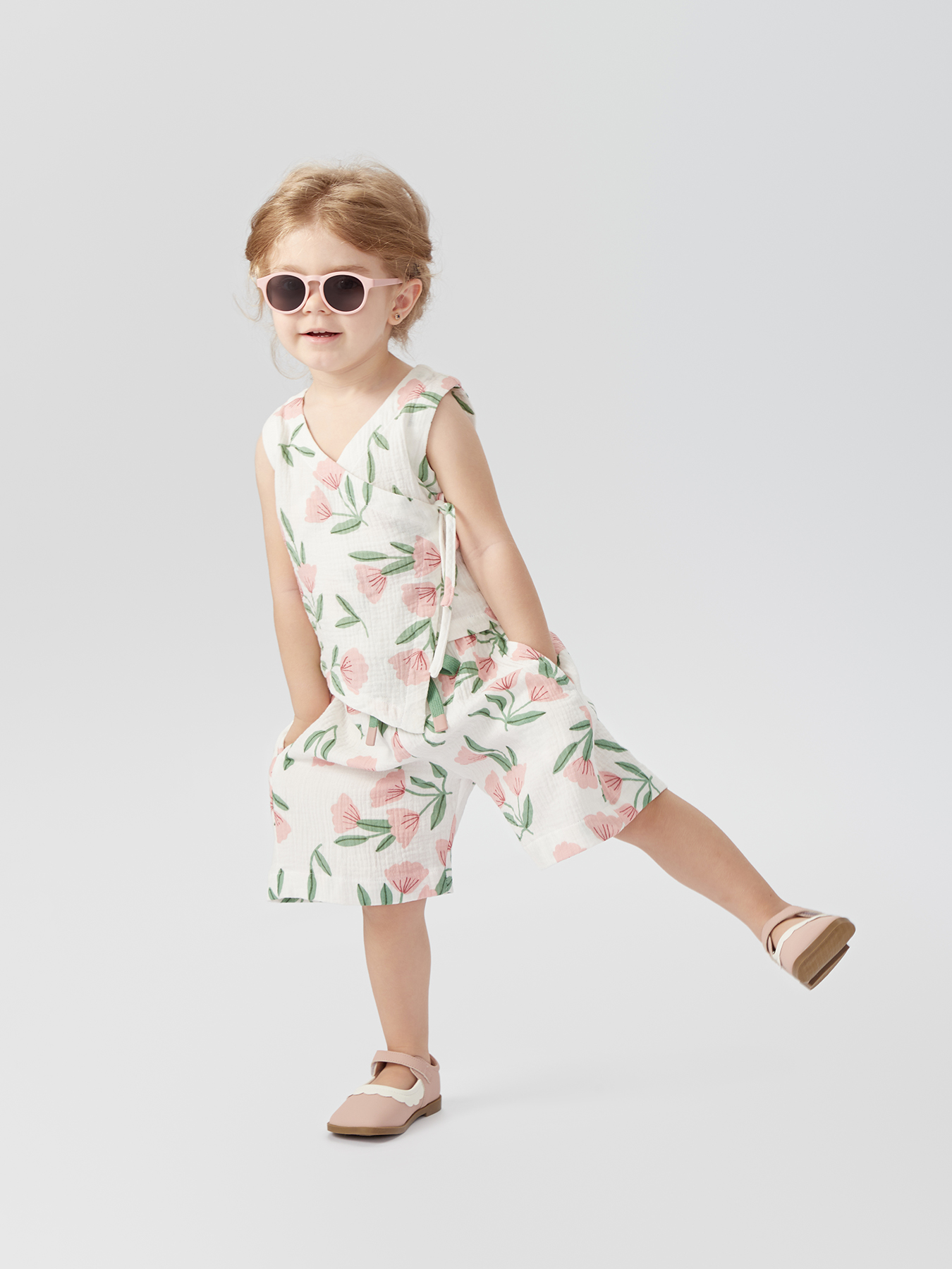 Халат Happy Baby 88194_pink flower - фото 17