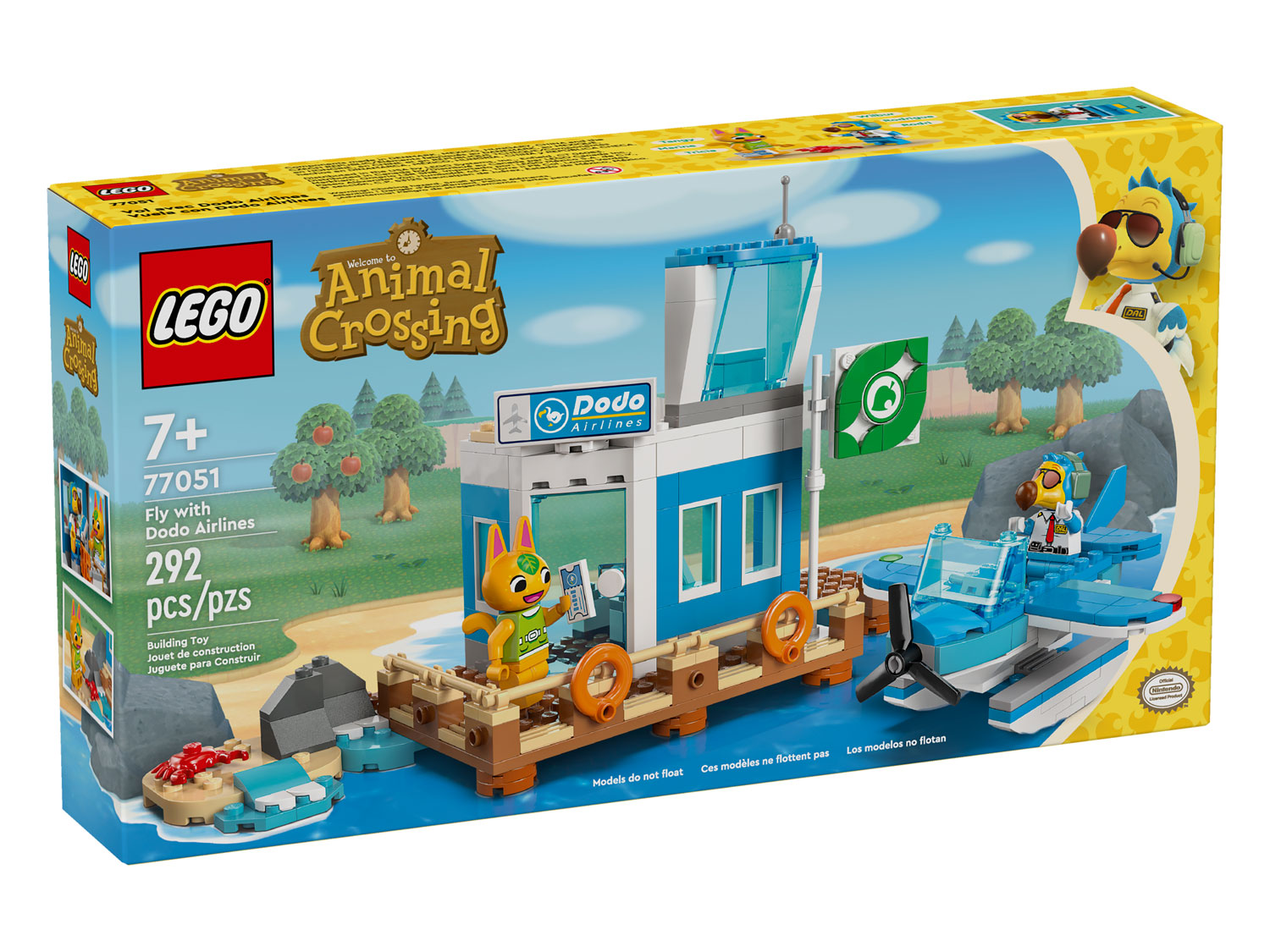 Конструктор LEGO Animal Crossing Летайте с авиакомпанией Додо 292 дет. - фото 1