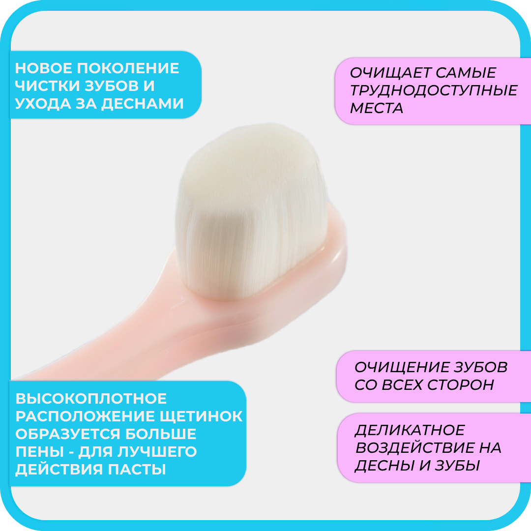 Зубная щетка классическая Чистый Зуб от 0 лет 2 шт. - фото 3