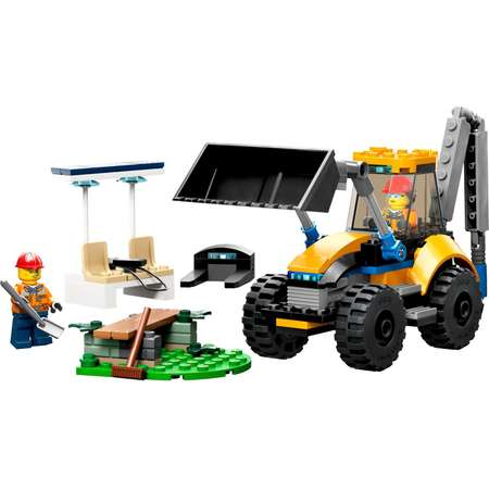 Конструктор LEGO City Строительный экскаватор блочный