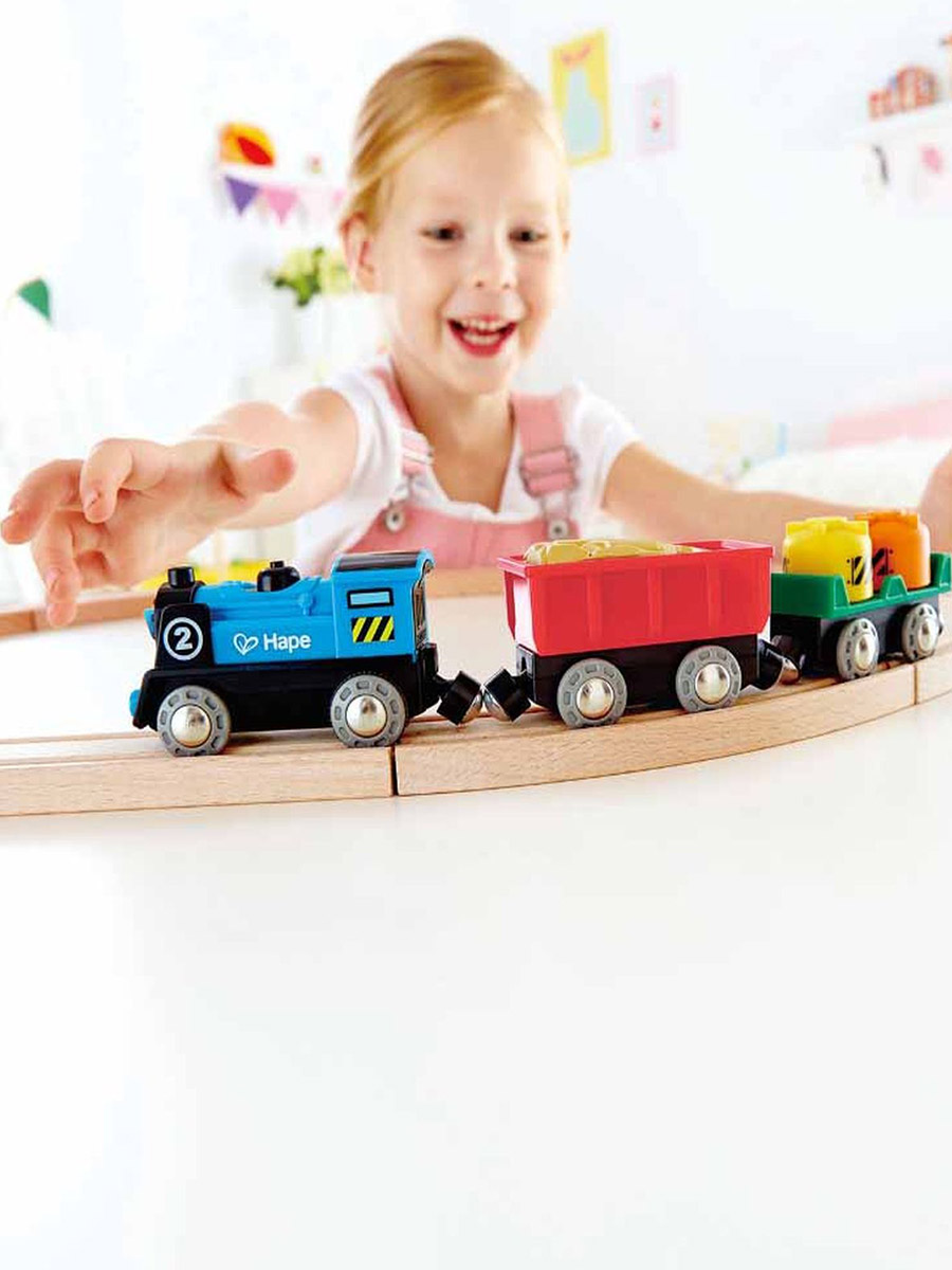 Набор железнодорожный Hape E3720_HP - фото 1