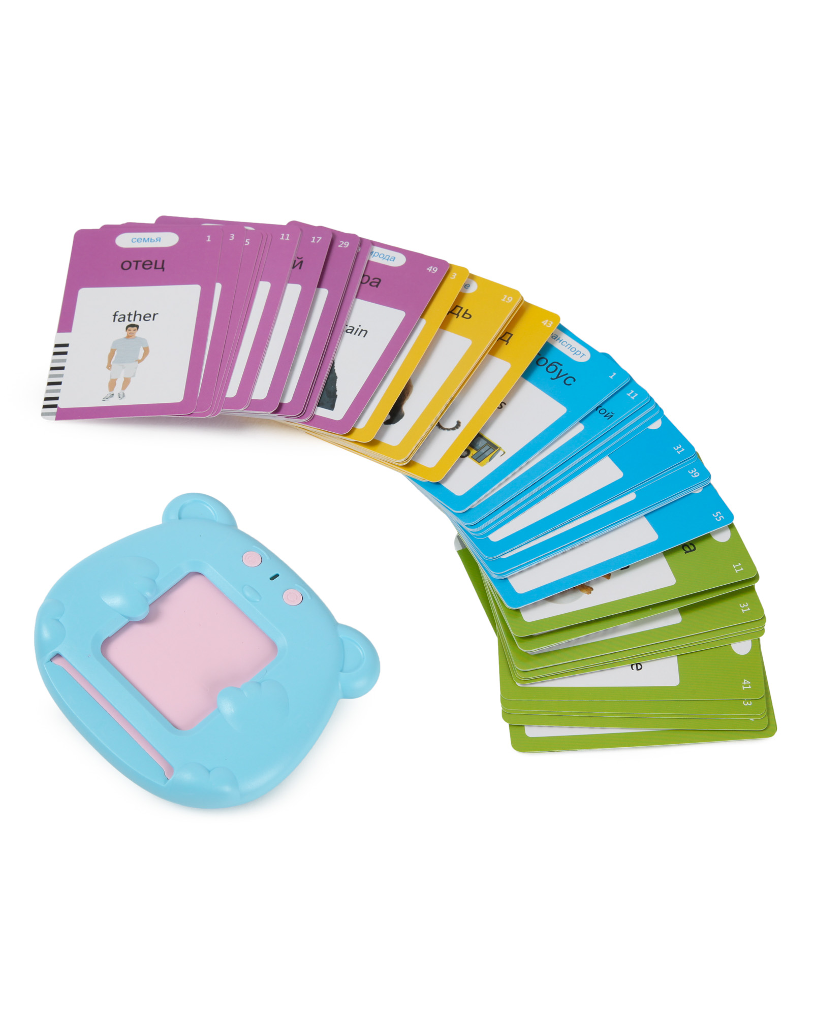 Карточки обучающие Attivio Говорящий планшет 112шт Y2-112 - фото 2