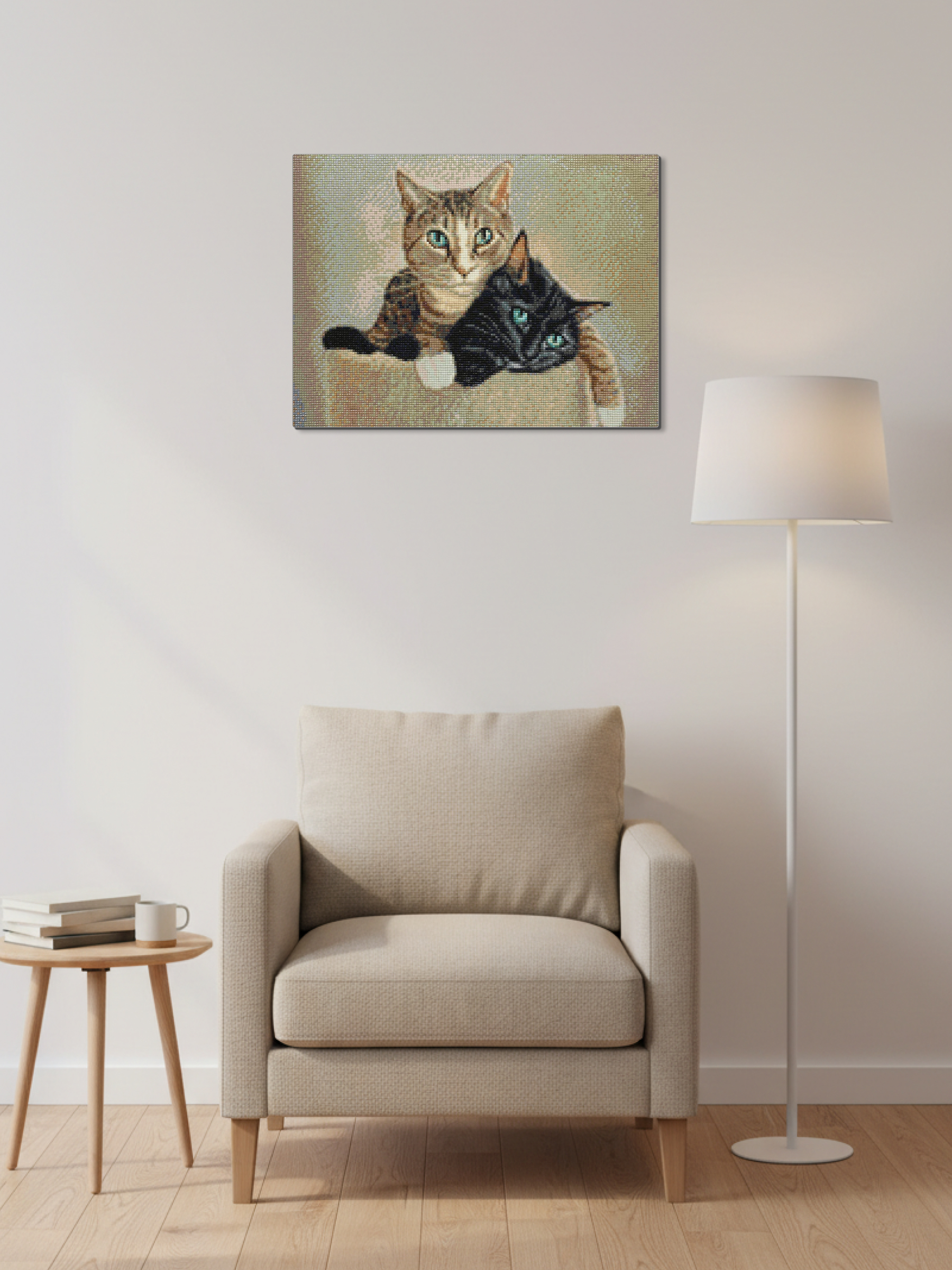 Алмазная мозаика Cristyle Котики Мимо и Кирри - фото 6