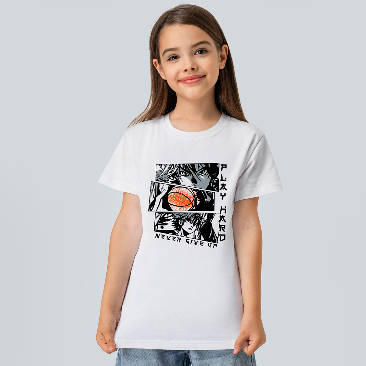 Футболка HappyFox HF55011Mаниме.белый - фото 1