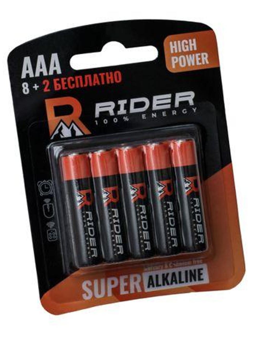 Батарейка Rider LR03UD 10B SUPER+ - фото 1