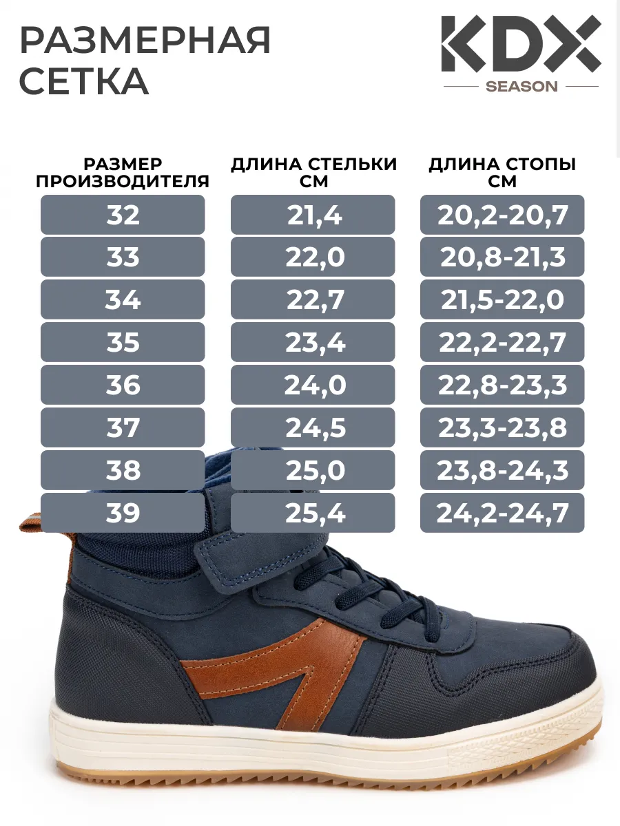Ботинки KDX SKY-39 navy - фото 4