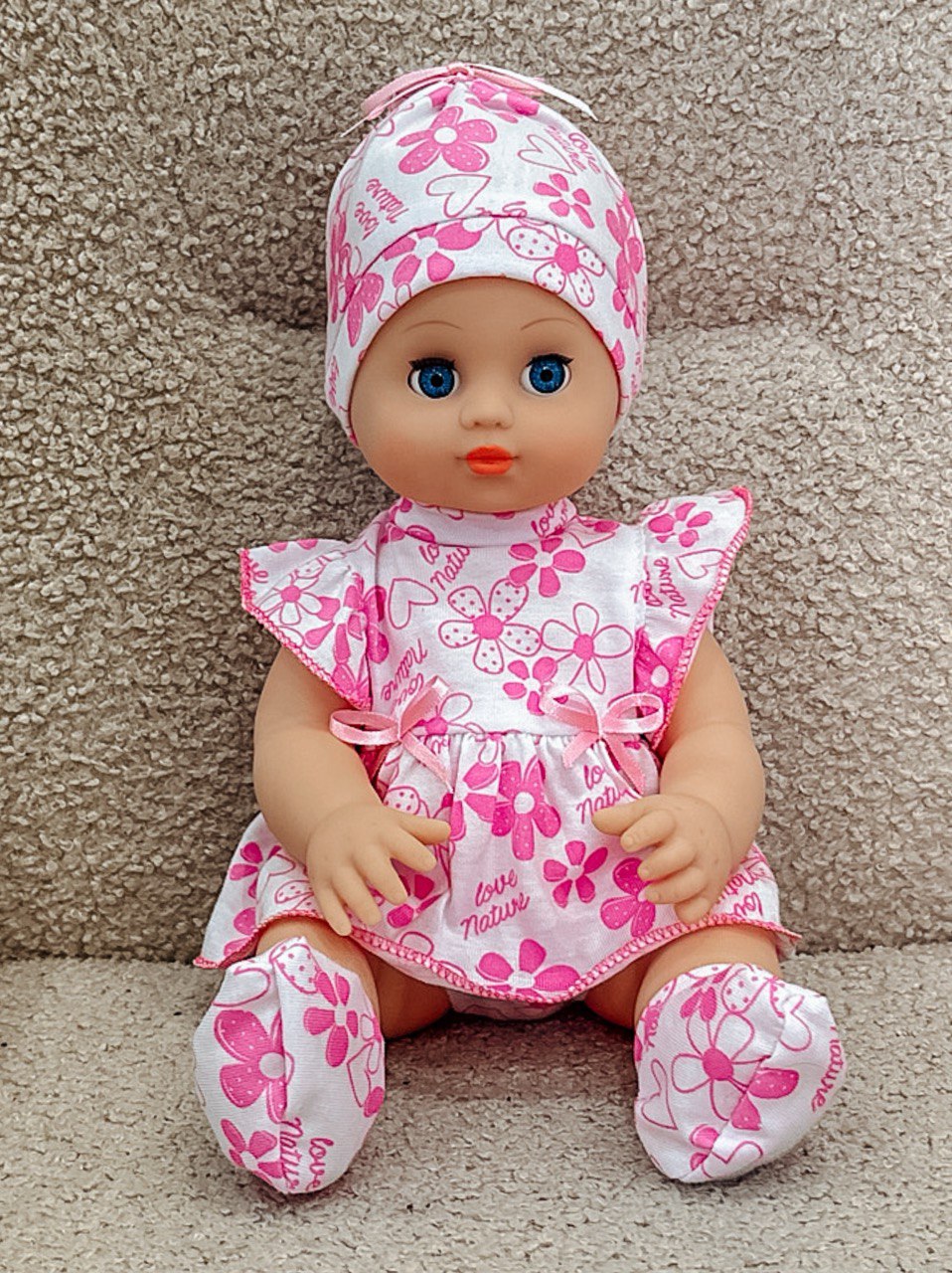 Кукла пупс СТРАНА КУКОЛ говорящая большая высота 35 см 15-С-4 - фото 13