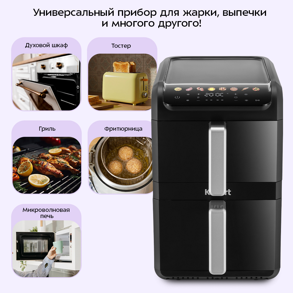 Аэрогриль KITFORT КТ-8158 - фото 2
