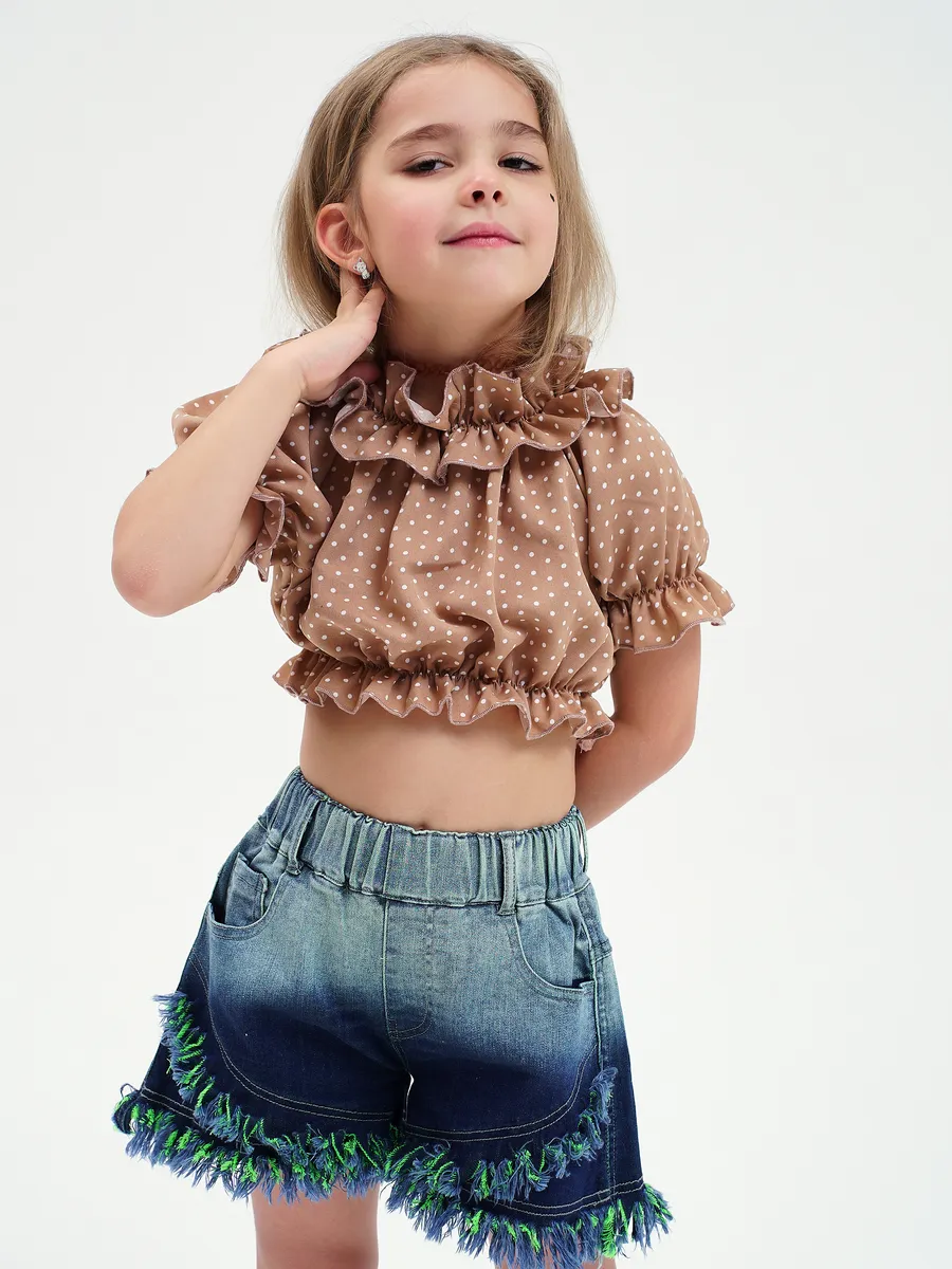 Топ RuStyle Топ-рюшк-гор-беж - фото 3