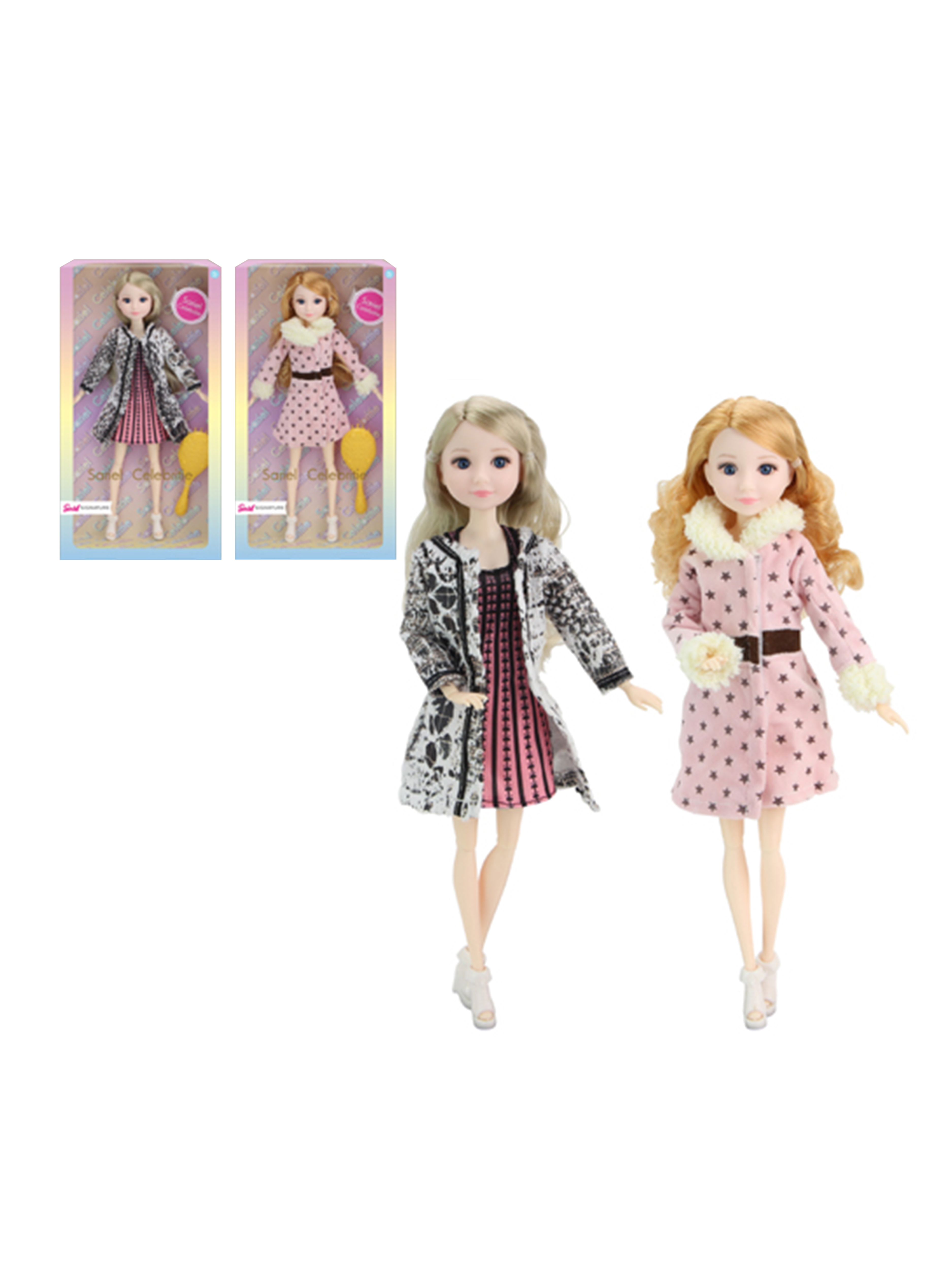 Кукла модельная Наша Игрушка Модница высота 29 см 656089 - фото 1