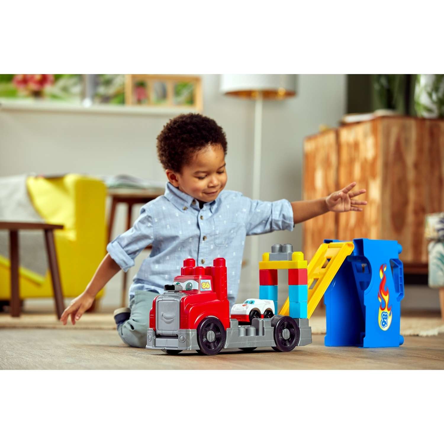 Конструктор Mega Bloks Большая машинка для гонок 12 дет. - фото 30