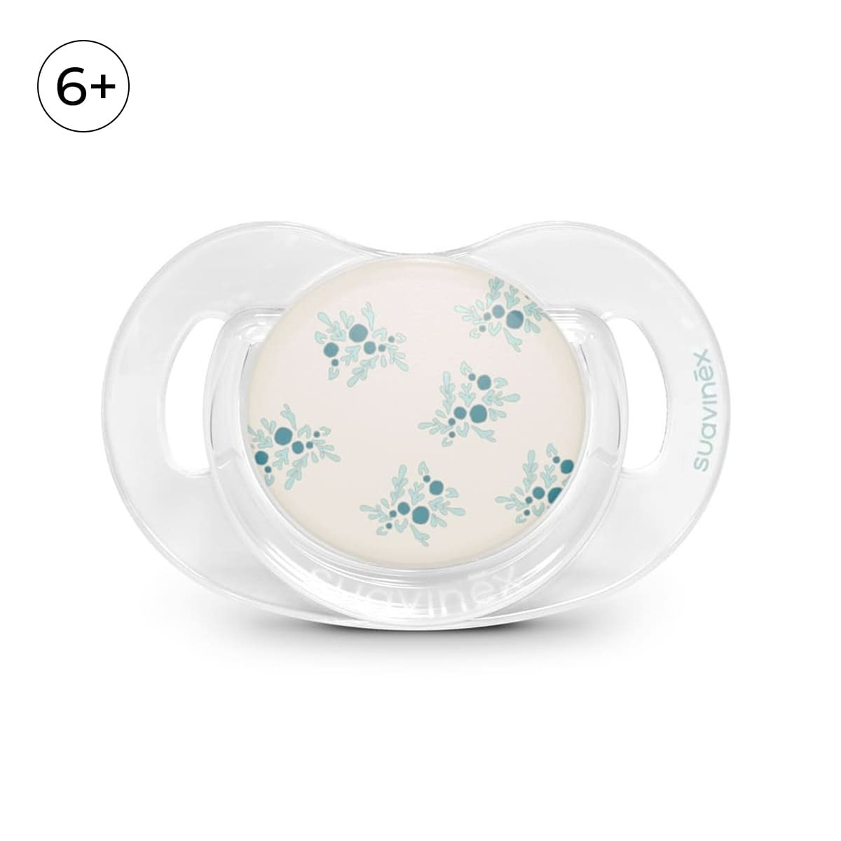 Пустышка Suavinex силикон ортодонтическая от 6 мес. 1 шт. - фото 1