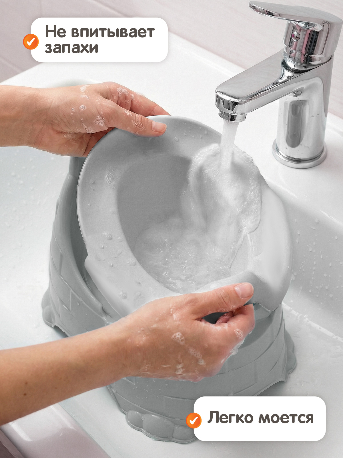 Горшок Компания Друзей серый серый - фото 5