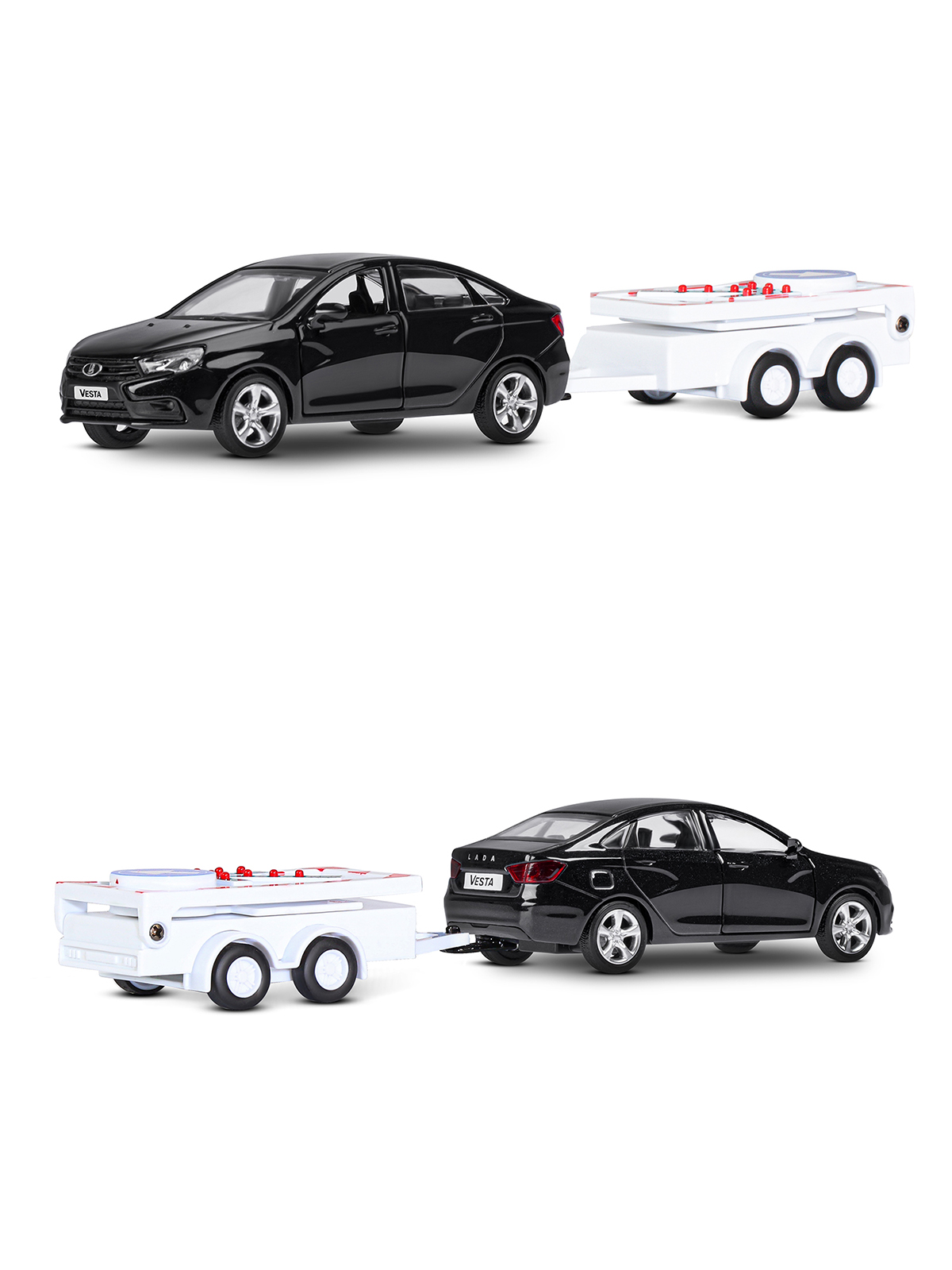 Автомобиль АВТОпанорама LADA Vesta 1:43 JB1251620 - фото 9