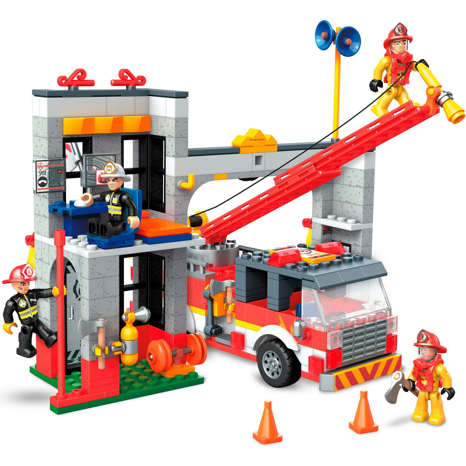 Конструктор Mega Construx Пожарная команда 528 дет. - фото 6