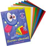 Цветной картон Silwerhof для акварели 8 лист.