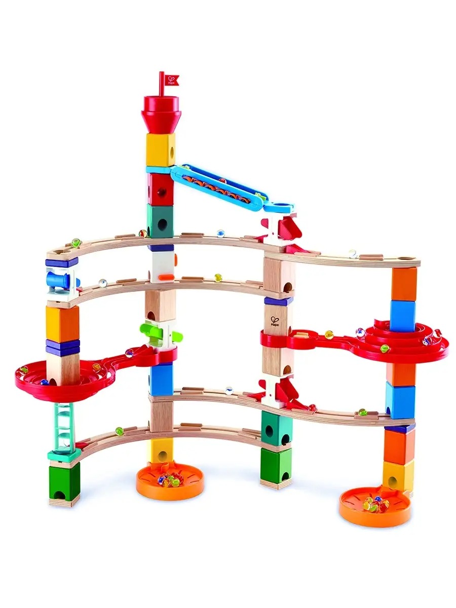 Конструктор Hape Супер спираль деревянный 129 дет. - фото 5
