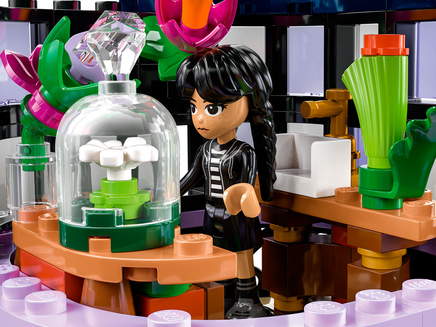Конструктор LEGO Цветок черного георгина 358 дет. - фото 9