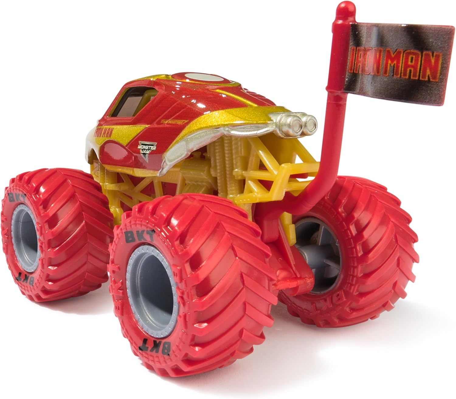 Монстр-трак Monster Jam Marvel Iron Man 1:64 6069960 - фото 2