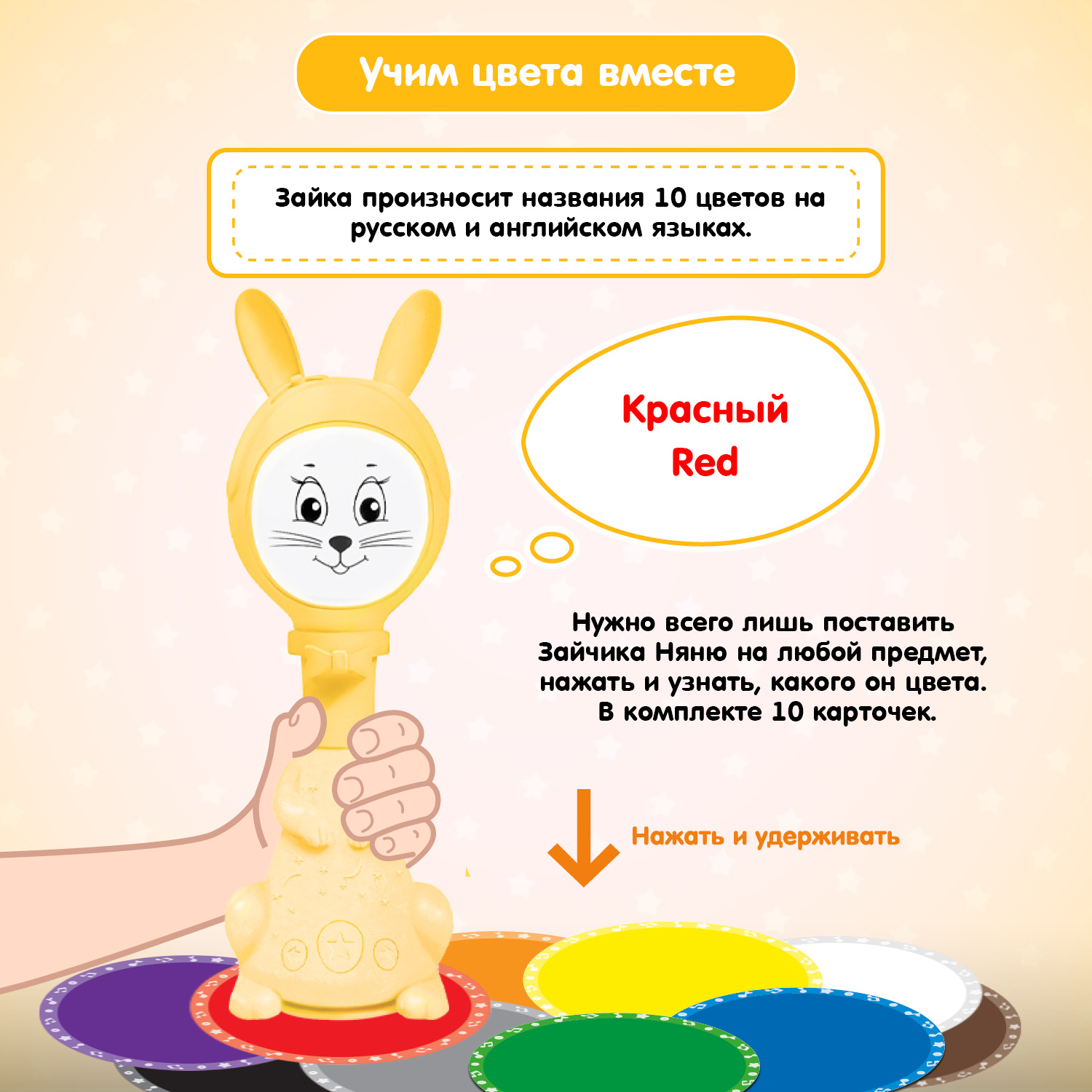 Игрушка BertToys погремушка Зайчик Няня - фото 10