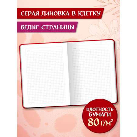 Блокнот Проф-Пресс в клетку А5. Чёрная кошка 128 лист.