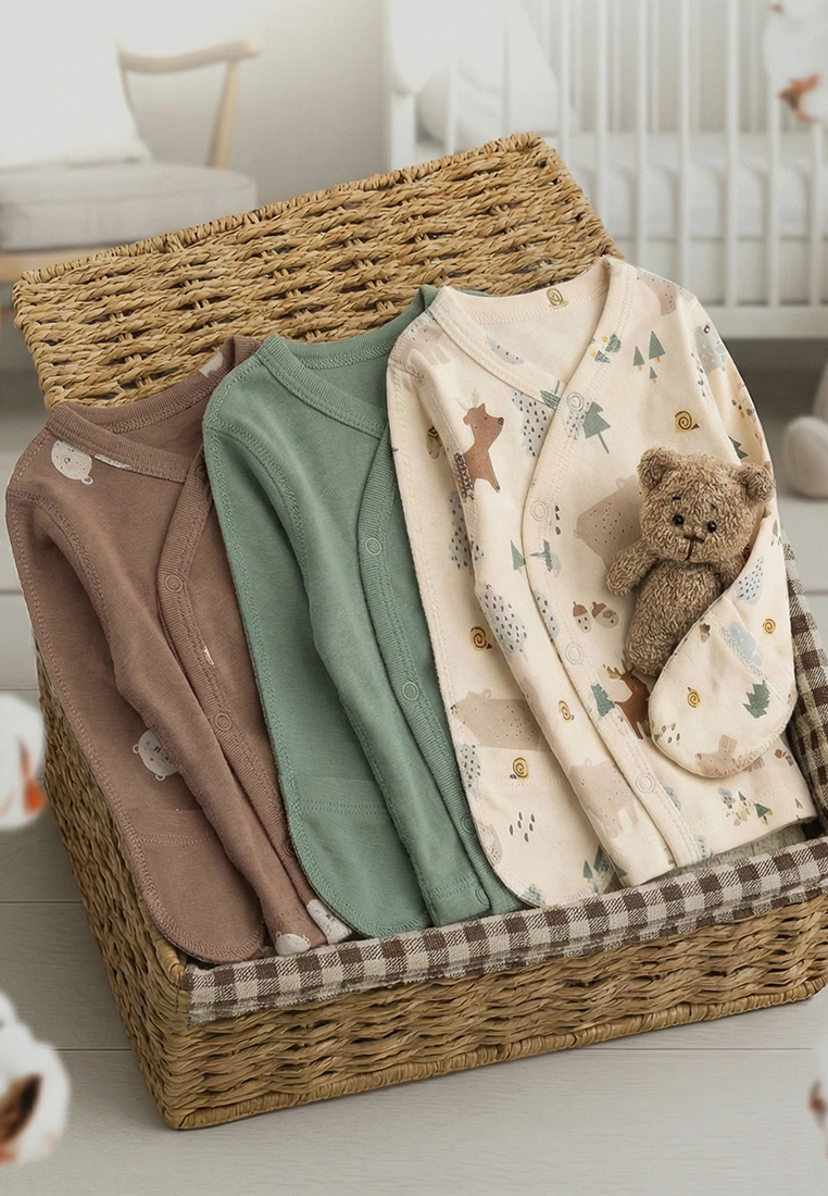 Распашонка 3 шт YOULALA 1204206001 - фото 1