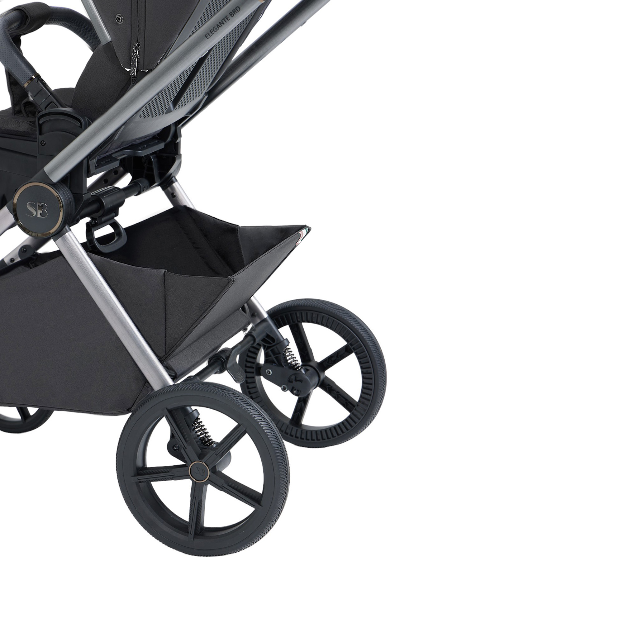 Коляска 2в1 Sweet Baby Elegante BRD Black черный - фото 31