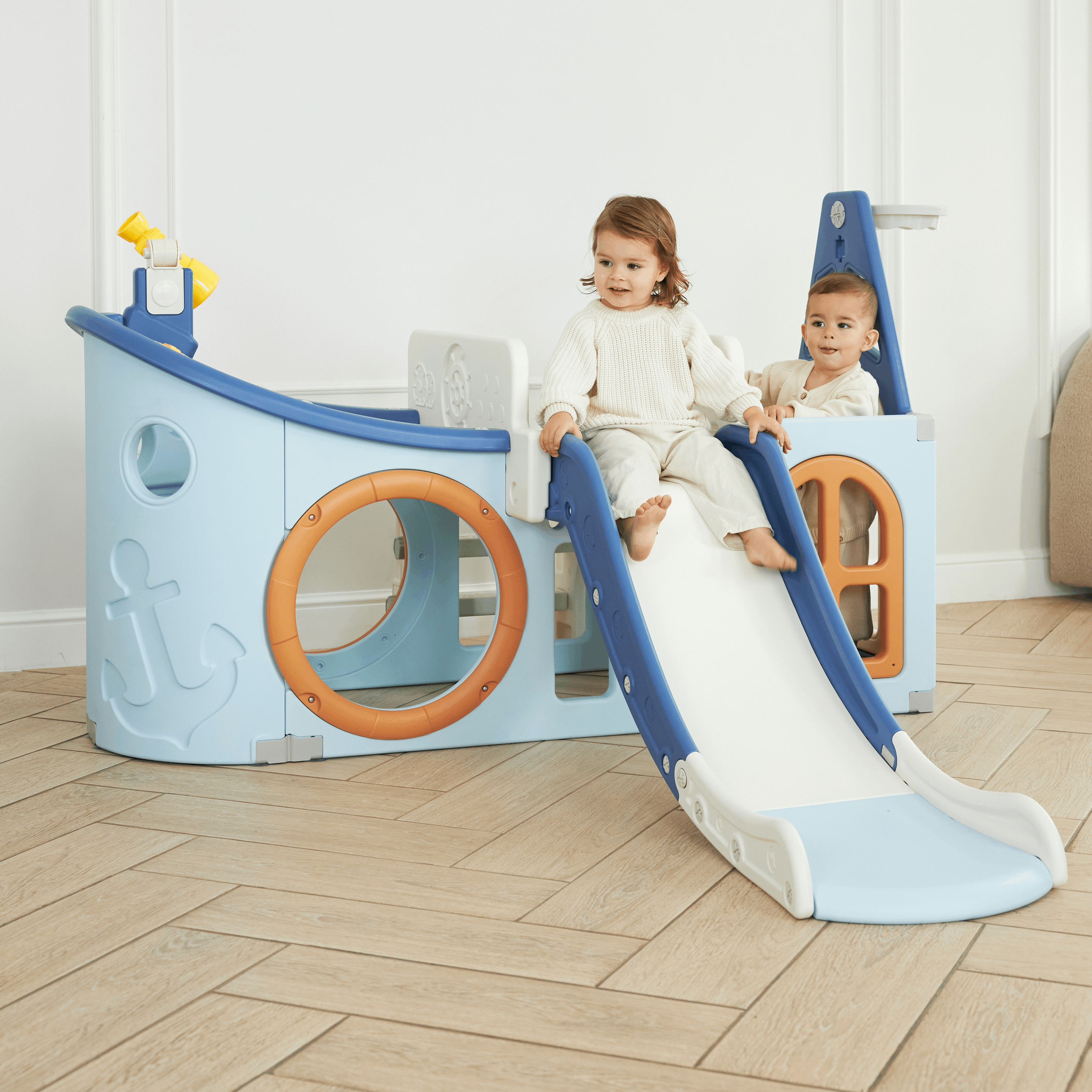 Игровой комплекс UNIX Kids Pirate с горкой - фото 8