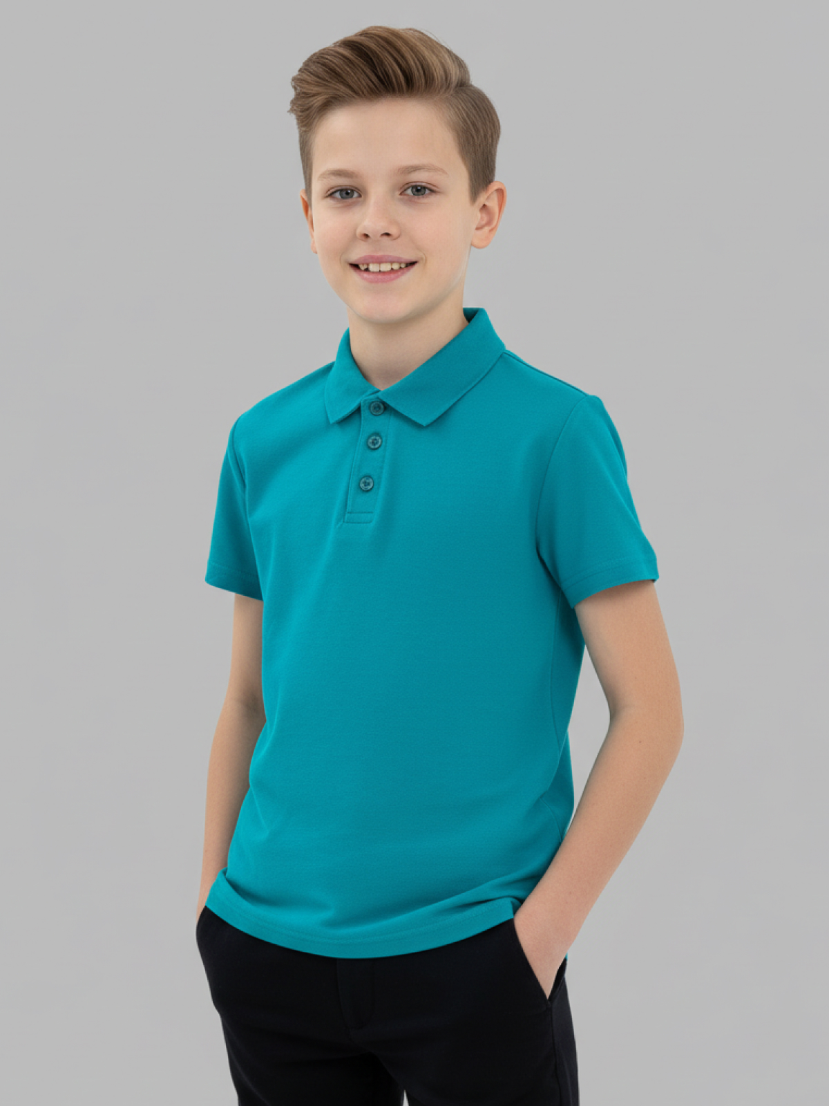 Поло GOJO 624бирюзовый - фото 1