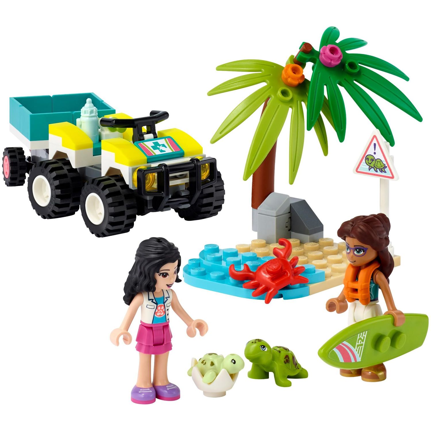 Конструктор LEGO Friends Вездеход для спасения черепах 90 дет. - фото 2