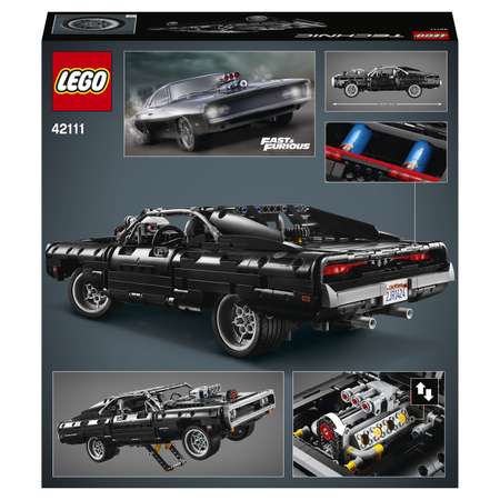 Конструктор LEGO Technic Dodge Charger Доминика Торетто блочный