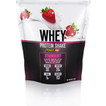 Протеин Whey Shake POWER PRO Со вкусом и кусочками клубники 900г
