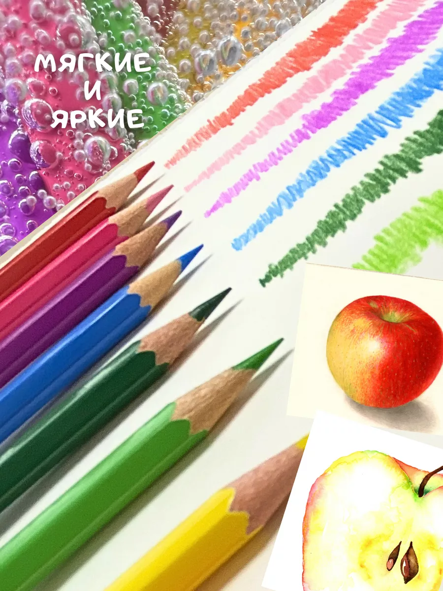 Карандаши акварельные CMGS 24 шт. - фото 5