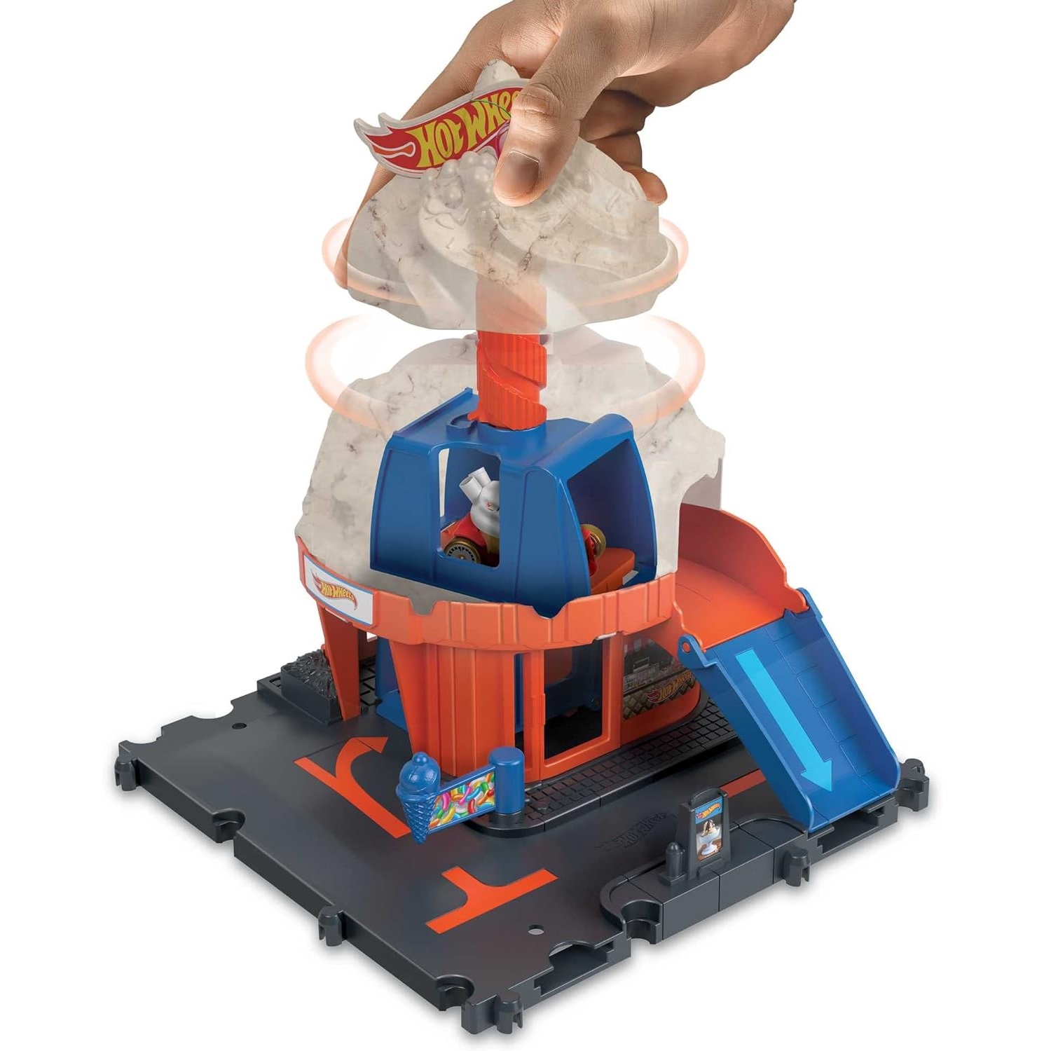 Трек Hot Wheels Ice Cream Swirl HDR24 - фото 3