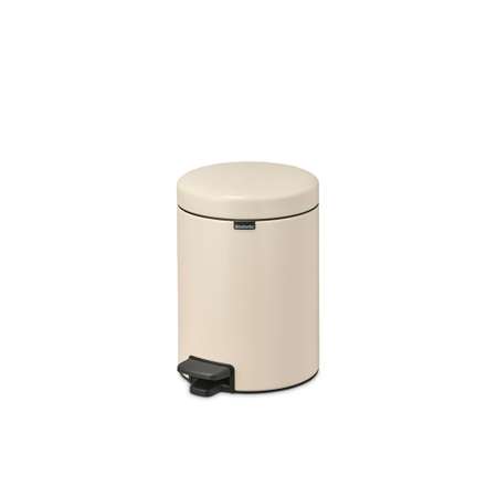 Бак мусорный Brabantia NewIcon с педалью бежевый 5л 149900