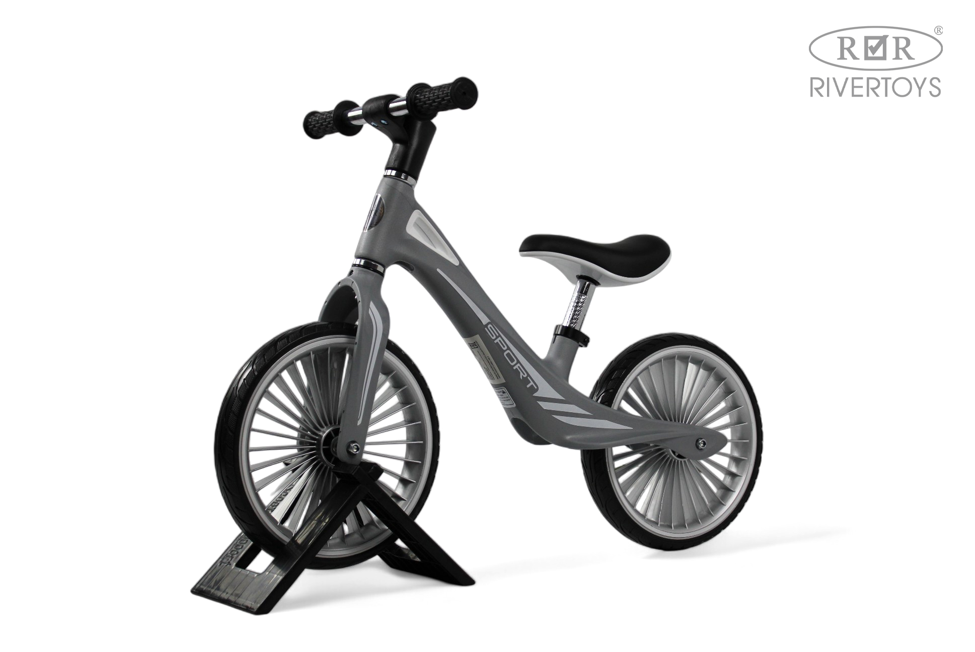 Двухколесный беговел RIVERTOYS 12 дюймов - фото 11